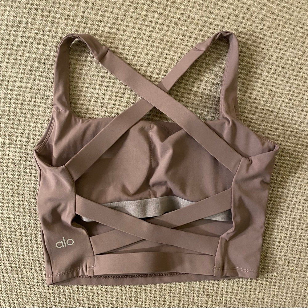 Alo Yoga Top - Criss Cross Back - Size XL